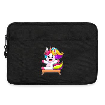 Gymnastique Unicorn Workout Fitness - Sacoche pour ordinateur portable 13 pouces - noir - Devant