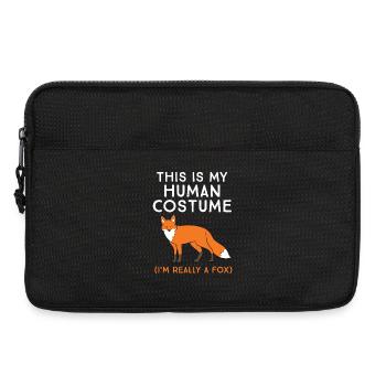 Das ist mein Fuchskostüm-Humor-T-Shirt - Laptoptasche 13" - Schwarz - Vorne
