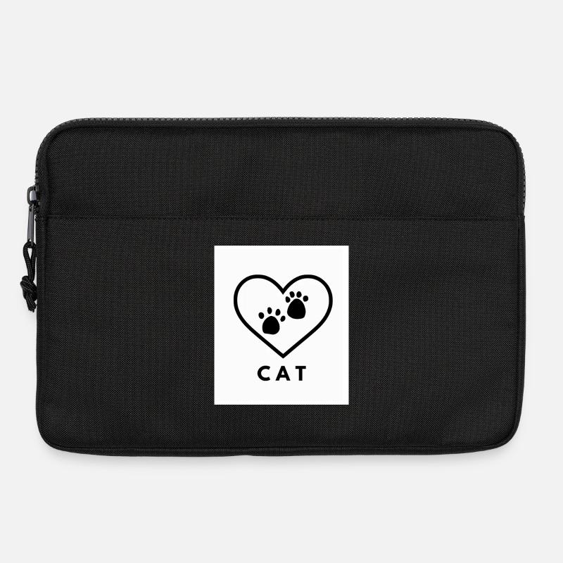 Katzenliebe - Laptoptasche 13" - Schwarz