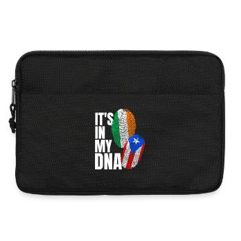 DNA Pride: Italian Puerto Rican - Laptop bag 13" - black - Front