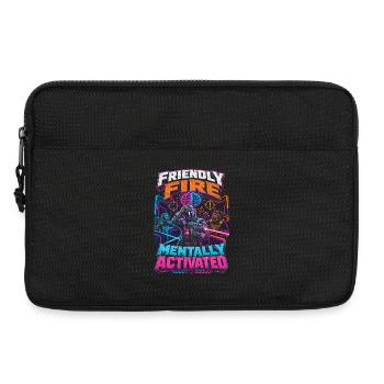 Laser Tag Friendly Fire Mentally Activated - Laptoptasche 13" - Schwarz - Vorne
