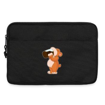 Bear Coffee Mug - Laptop bag 13" - black - Front