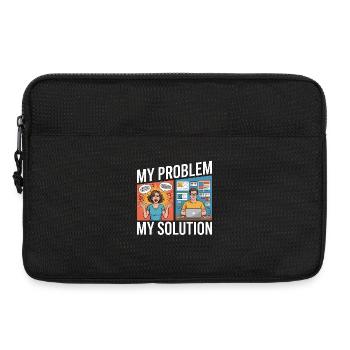UX/UI Designer My Problem My Pictogram Dad Mom - Laptoptasche 13" - Schwarz - Vorne
