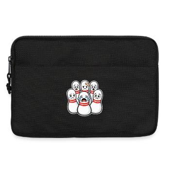 Kegeln - Laptoptasche 13" - Schwarz - Vorne