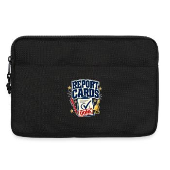 End of Year Gifts, Funny Teacher Report Cards Done - Laptoptasche 13" - Schwarz - Vorne