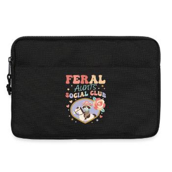 Geschlechterenthüllung Wilde Tanten Social Club Team Pink - Laptoptasche 13" - Schwarz - Vorne