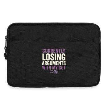 Crohn's disease, Crohn's disease, Ibd-krieger - Laptop bag 13" - black - Front