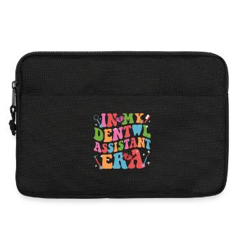 Colorful Dental Assistant Motivational Saying - Laptop bag 13" - black - Front
