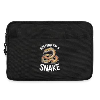 Snake Sayings Funny Snake Gift - Laptop bag 13" - black - Front