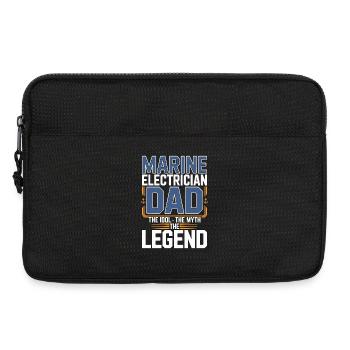 Marine Electrician Dad The Idol Marine Engineer - Laptoptasche 13" - Schwarz - Vorne