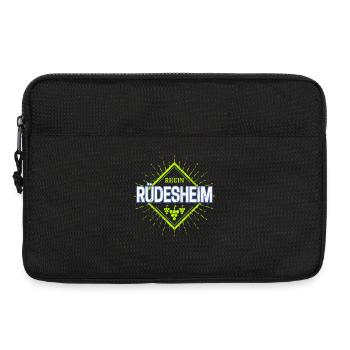 Rüdesheim am Rhein Retro Weintrauben Souvenir - Laptoptasche 13" - Schwarz - Vorne