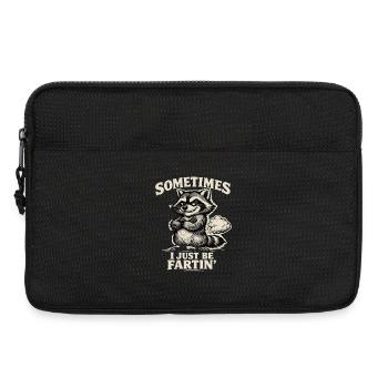 Sometimes I Just Be Fartin - Laptop bag 13" - black - Front