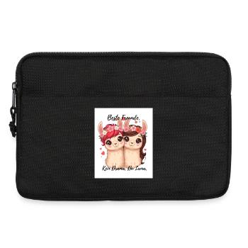 Beste_Freunde - Laptoptasche 13" - Schwarz - Vorne