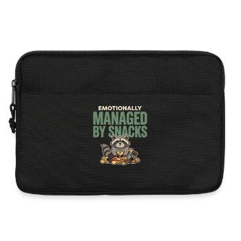 Raccoon Drôle - Sacoche pour ordinateur portable 13 pouces - noir - Devant