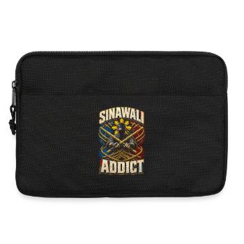 Escrima Arnis Kampfsport Sinawali - Laptoptasche 13" - Schwarz - Vorne
