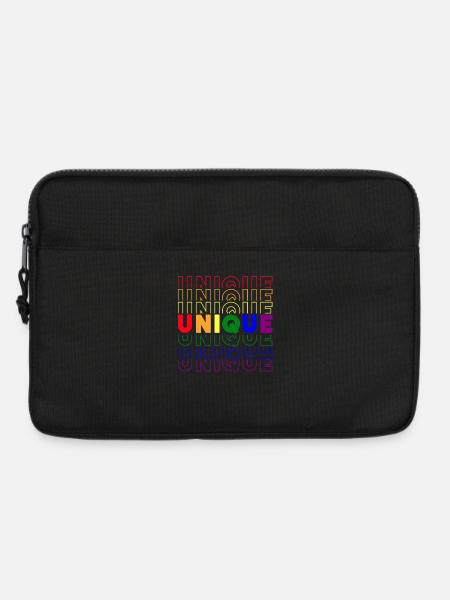 LGBT Gay Pride Month Liebe Ist Einzigartig - Laptoptasche 13" - Schwarz