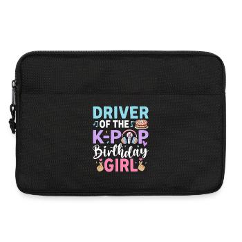 Driver Of The K-Pop Birthday Girl - Laptop bag 13" - black - Front