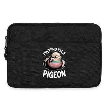 Paroles de colombes oiseaux Cadeau de colombes drôles - Sacoche pour ordinateur portable 13 pouces - noir - Devant