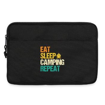 Camping Bonfire Camp Life Forest Camper - Laptoptasche 13" - Schwarz - Vorne
