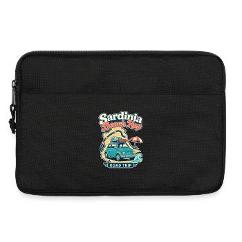 Cadeaux de road trip : vacances sur la plage de Sardaigne Hop Island - Sacoche pour ordinateur portable 13 pouces - noir - Devant