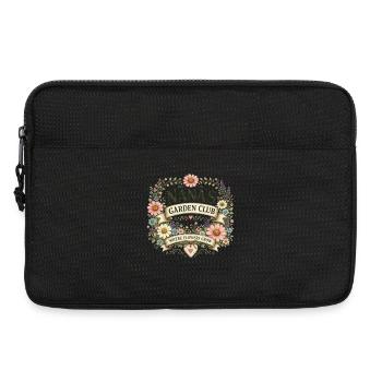 La couronne de fleurs du club de jardinage de Nana - Sacoche pour ordinateur portable 13 pouces - noir - Devant