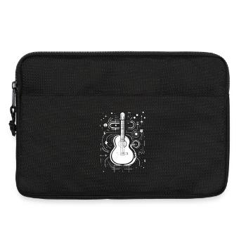 Guitare - Sacoche pour ordinateur portable 13 pouces - noir - Devant