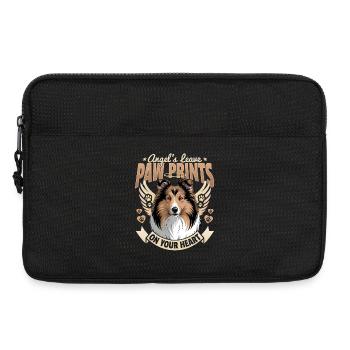 Chien Shetland Sheltie Race - Sacoche pour ordinateur portable 13 pouces - noir - Devant