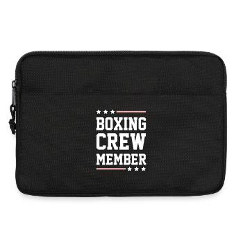 Boxing Crew - Laptoptasche 13" - Schwarz - Vorne