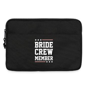 Bride Crew - Laptop bag 13" - black - Front