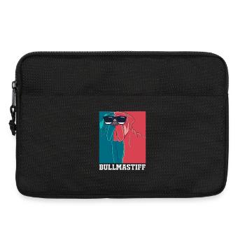 Bullmastiff Dog - Laptop bag 13" - black - Front