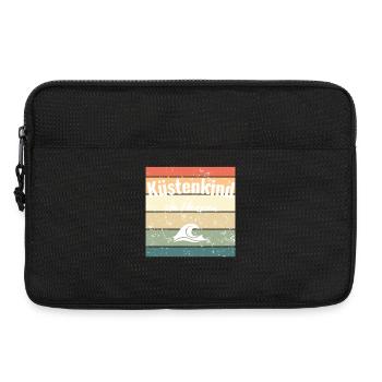 Küstenkind im Herzen - Laptoptasche 13" - Schwarz - Vorne