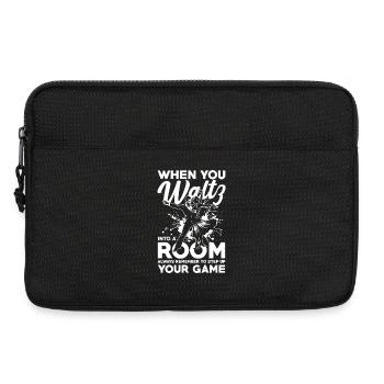  Wenn Du Walzer In Einen Raum Tanzt, Denke Daran - Laptoptasche 13" - Schwarz - Vorne