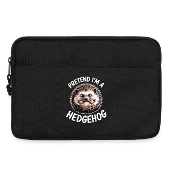 Hedgehog Sayings Hedgehog Funny Hedgehog Gift - Laptop bag 13" - black - Front