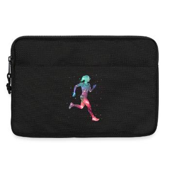 Coureur de course à pied Espace Femmes Coureuses - Sacoche pour ordinateur portable 13 pouces - noir - Devant