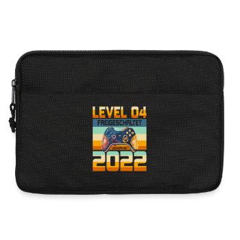 4. Geburtstag Junge Mädchen 2022 Gaming Gamer - Laptoptasche 13" - Schwarz - Vorne