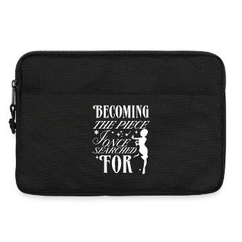 Werden – Selbstwachstum – Mentale Gesundheit - Laptoptasche 13" - Schwarz - Vorne