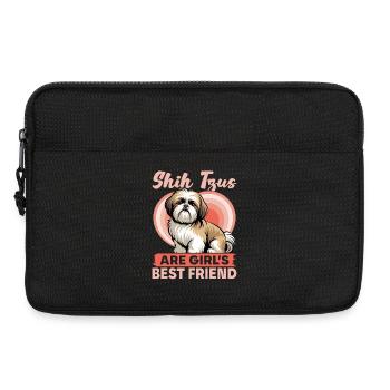 Shih Tzu Dog Breed - Laptop bag 13" - black - Front