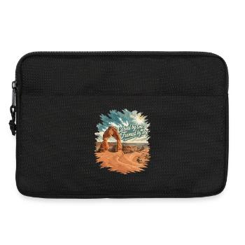 Carved by Time - Delicate Arch - Arches N.P. Utag - Laptop bag 13" - black - Front