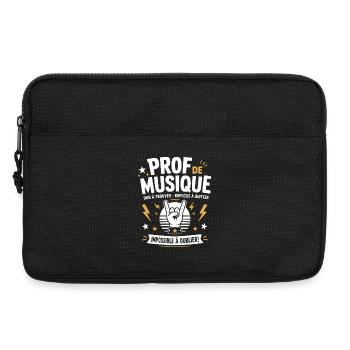 Prof de Musique Rock Inoubliable - Sacoche pour ordinateur portable 13 pouces - noir - Devant