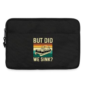 Aber haben wir Pontoon Captain Humor versenkt - Laptoptasche 13" - Schwarz - Vorne
