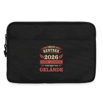 Rente 2026 - Laptoptasche 13" - Schwarz - Vorne