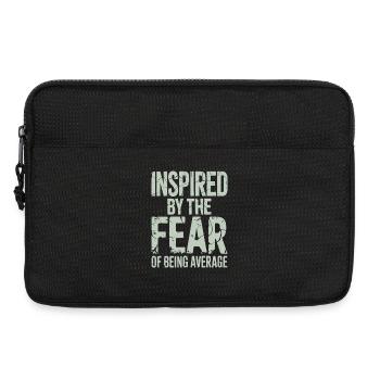 Mindset Inspired By Fear Of Average Bodybuilding - Laptoptasche 13" - Schwarz - Vorne
