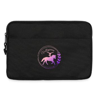 Voltigieren Handstand – Sport Outfit für Voltis - Laptoptasche 13" - Schwarz - Vorne