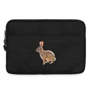 Rabbit, Rabbit, Audubon Cottontail Rabbit - Laptop bag 13" - black - Front