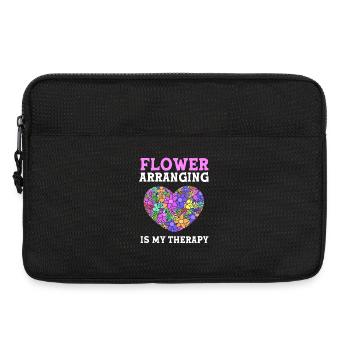 Floristik Florist Blumenhändler Blumenstrauß - Laptoptasche 13" - Schwarz - Vorne