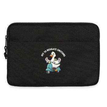 Quak Scooter Emotion Regulator - Laptop bag 13" - black - Front