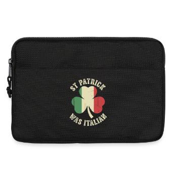 St Patrick Italien Kleeblatt - Laptoptasche 13" - Schwarz - Vorne