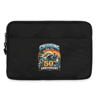 En route vers notre 50e anniversaire - Sacoche pour ordinateur portable 13 pouces - noir - Devant