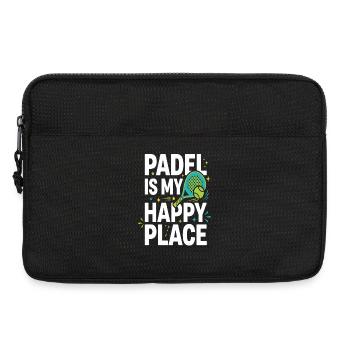 Padel girl padel player padel tennis gift - Laptop bag 13" - black - Front