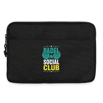 Padel girl padel player padel tennis gift - Laptop bag 13" - black - Front